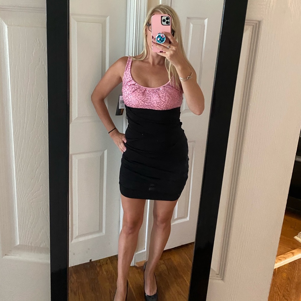 Pink and black Ruby Rox dress
